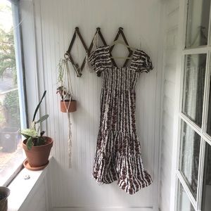 Floral smocked dress